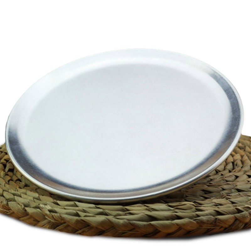 Aluminium Round Pizza Tray Plate Bake Pan Kitchen ...