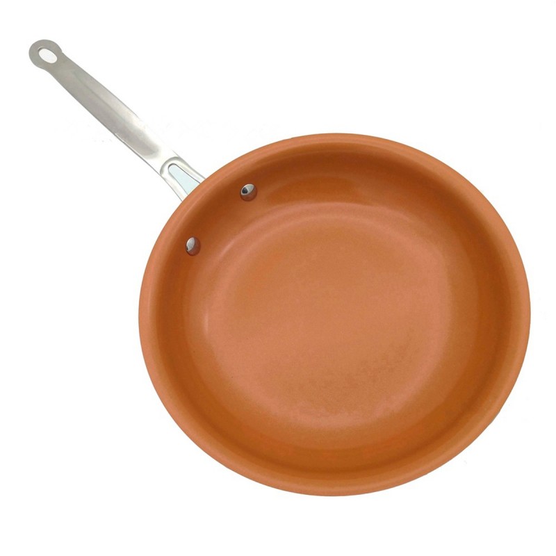 8/10/12 Inch Non Stick Copper Frying Pan Universal...