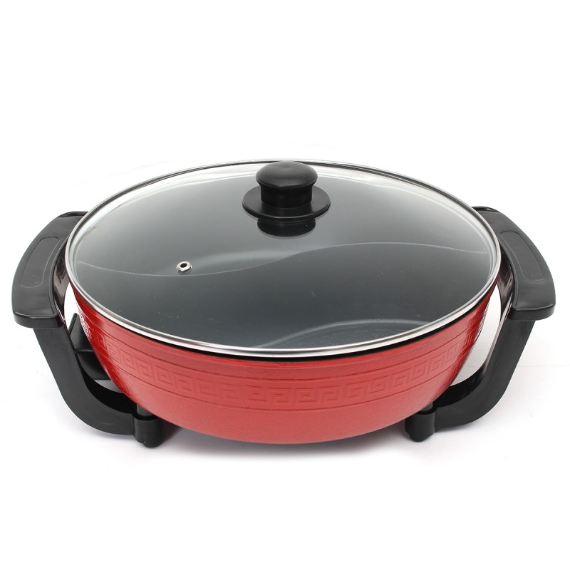 1300W Electric Non-Stick Hot Pot Dual Side Divide ...