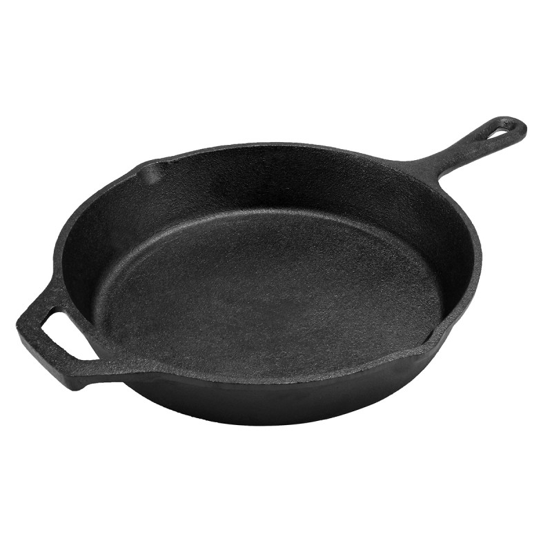 26cm Non-stick Iron Cast Frying Pan Skillets Cookw...