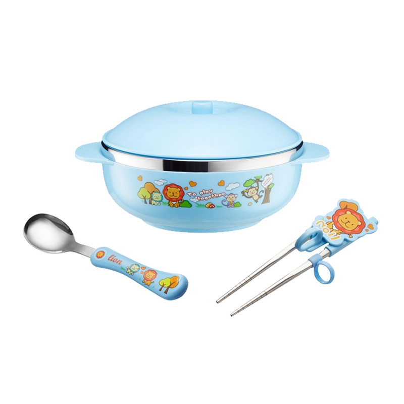 Set Of Child Using Cutlery Including Stainless Ste...