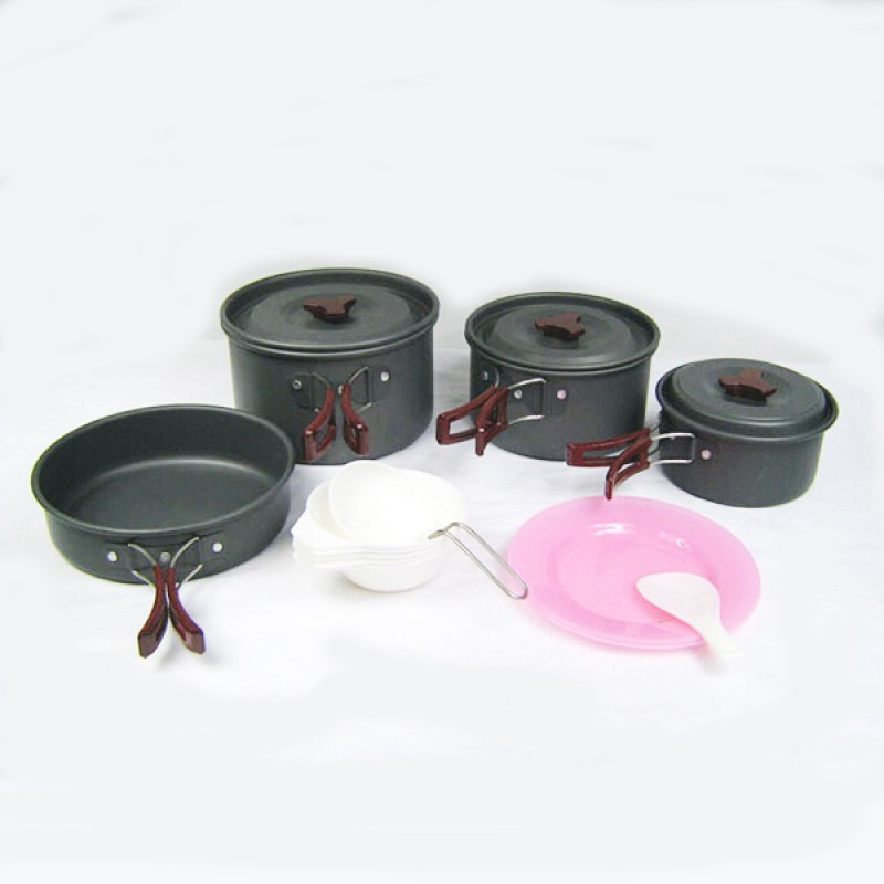 Picnic Cookware Non-stick Bowl Pot Pan Cooking Too...