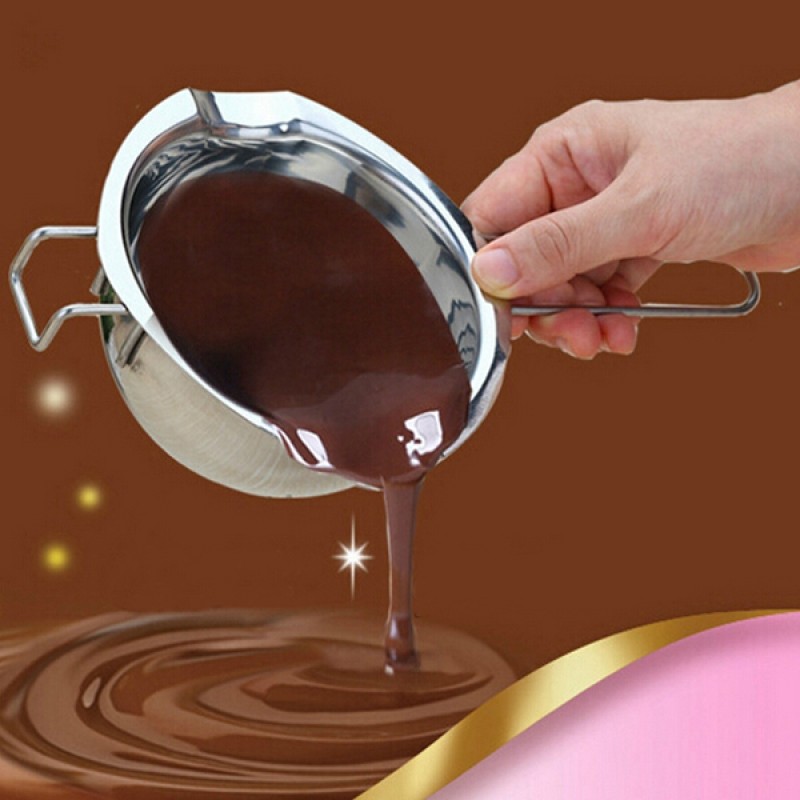 304 Stainless Steel Chocolate Water-resisting Pot ...