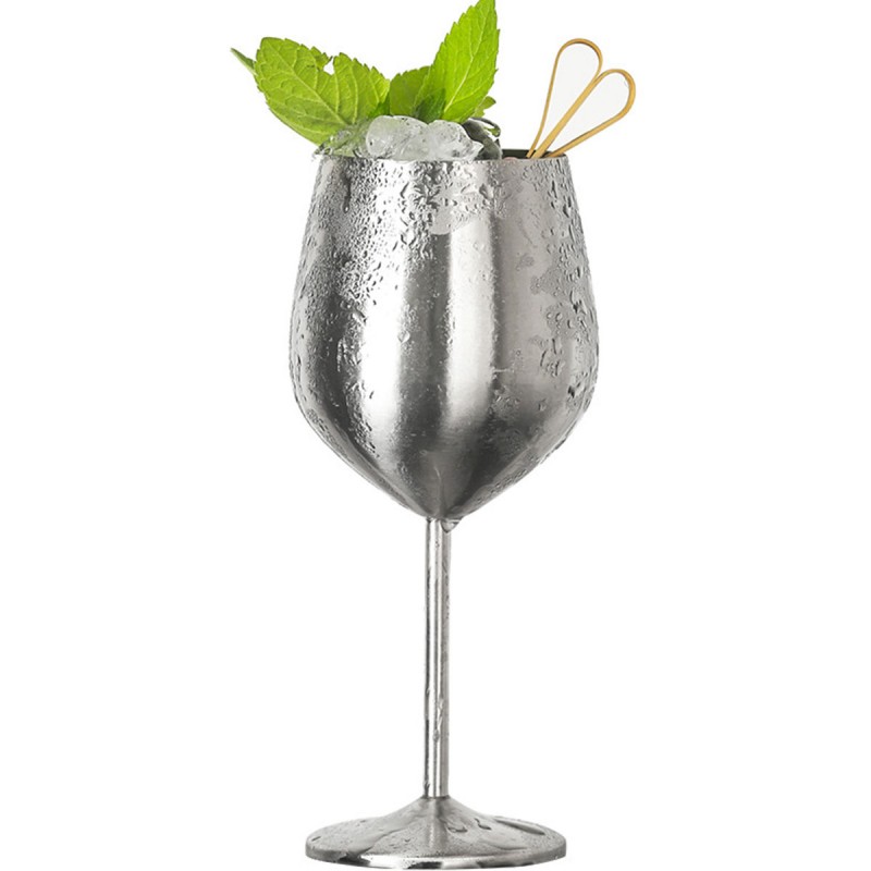 Shatterproof Stainless Steel Wine Glasses Goblets ...