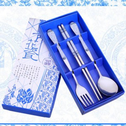 3Pcs/1Set Stainless Steel Tableware Fruit Fork Set