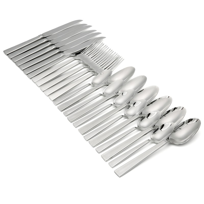 KC-ST001 High-end Stainless Steel 24 Pieces Flatwa...