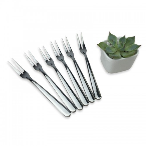 KC-FR001 1 Pc Stainless Steel Fruit Fork Dessert Cake Fork Kitchen Tools