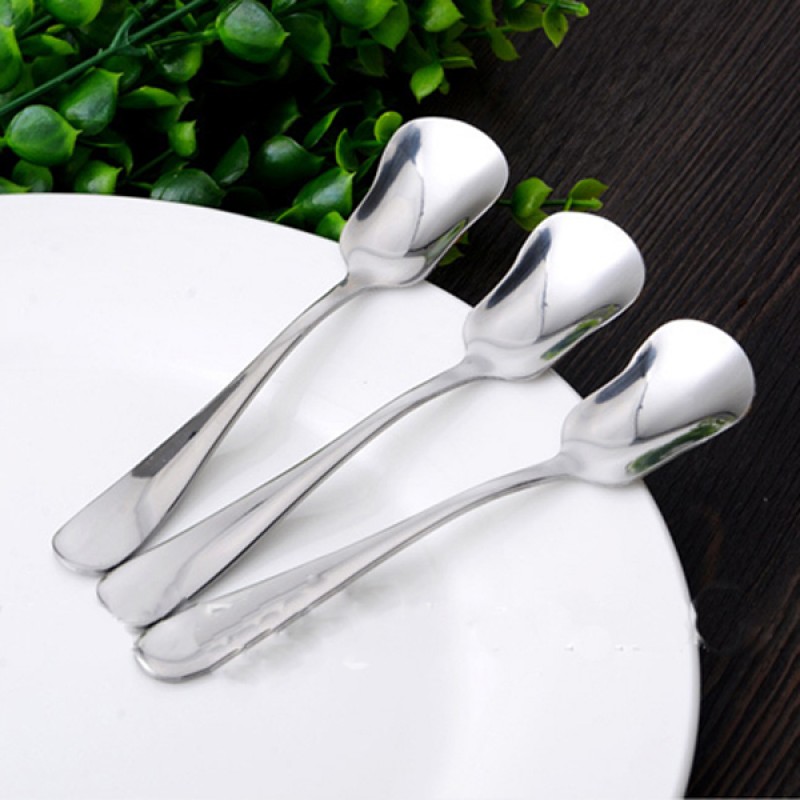 Stainless Steel Spoon Yogurt Dessert Pudding Spoon